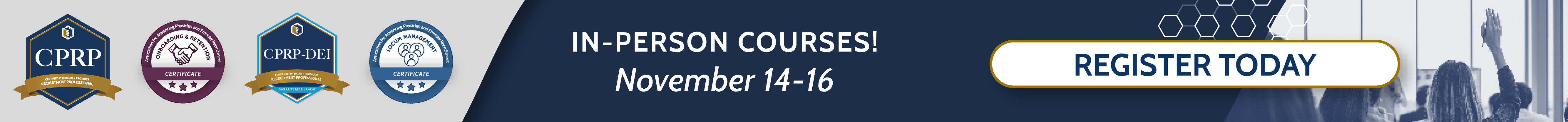 November In-Person Courses